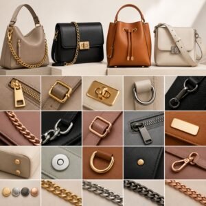 Variety of stylish handbags and accessories