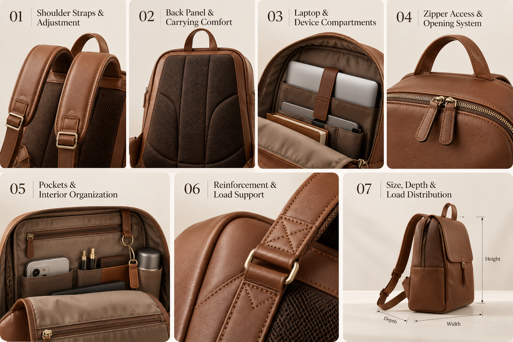custom leather backpacks