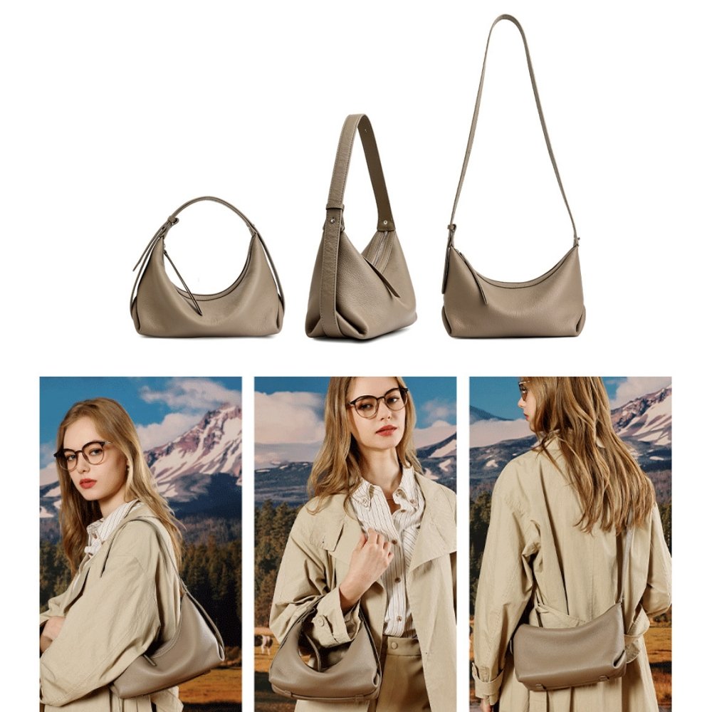 Fashionable woman with stylish bags